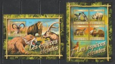 Guinea 2016 - Animale pe Cale de Disparitie S/S 2v MNH