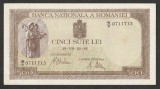 Romania, 500 lei 1941_aUNC_iulie_ W/9 0711715