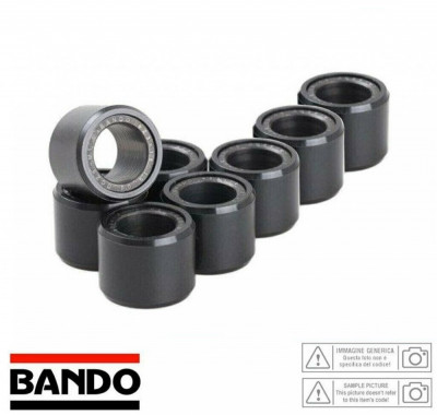 Set role variator 20x12x15.5gr (8 role) - Kawasaki J300 - Kymco Downtown - K-XCT - People GTI - Downtown 4T LC 300cc - Bando foto