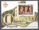 Guyana 1989 Sport, Olympics, Barcelona, perf. sheet, used T.174, Stampilat
