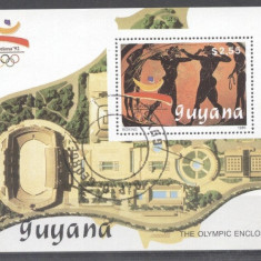 Guyana 1989 Sport, Olympics, Barcelona, perf. sheet, used T.174