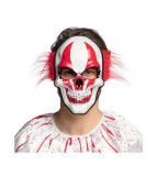 Masca de clovn malefic cu par, ideala pentru Halloween marime universala
