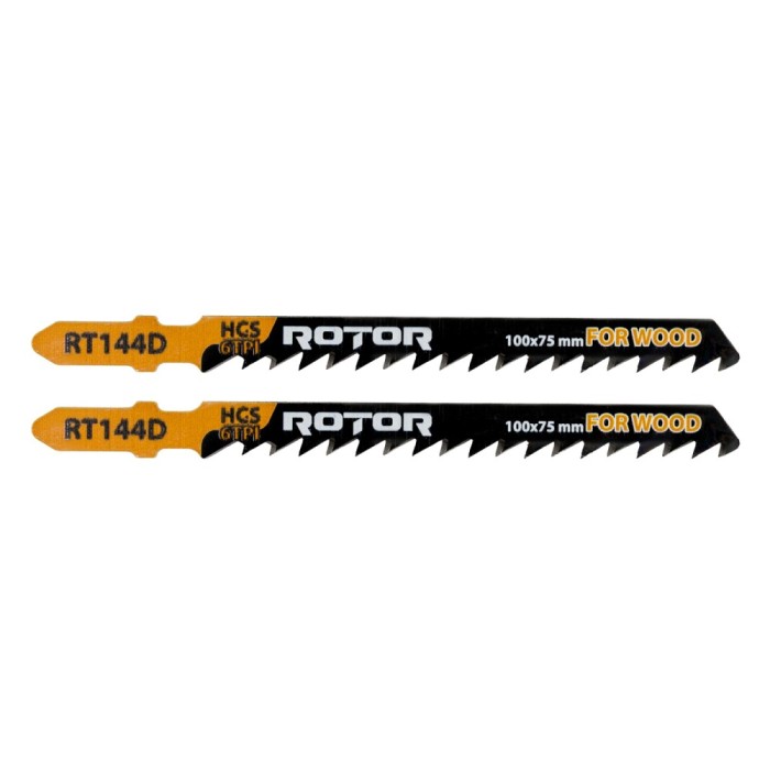 Panza fierastrau pendular pentru lemn, 100x75 mm Set 2 buc ROTOR RT144D Innovative ReliableTools