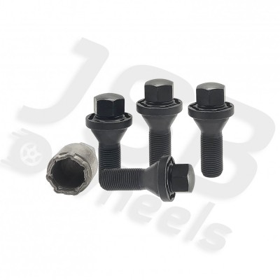 Set prezoane antifurt negre Galaxylock M14x1.25 N1/M foto