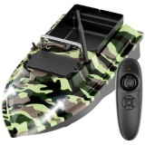 Barca Nadit si Momit iUni V050, 500m, 2kg, 5200mAh, 10km/h, Telecomanda 2.4GHz, Army