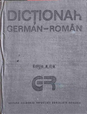DICTIONAR GERMAN-ROMAN EDITIA A II-A-M. ISBASESCU, M. ILIESCU SI COLAB.-223826 foto