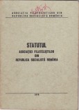 AS - STATUTUL ASOCIAȚIEI FILATELIȘTILOR DIN REPUBLICA SOCIALISTA ROMANA