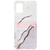 Husa Samsung Galaxy A31, TPU Matte Gold, Design 02, IMD