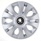 Set 4 capace roti Top Gray pentru gama Skoda Nou Alb-Negru, R14