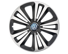 Set 4 Capace Roti Terra Gri-Negru R14 pentru gama auto Volkswagen foto