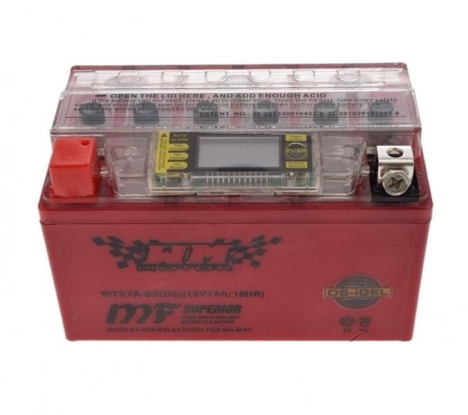 Baterie Scuter Atv 7ah 12v 7A Display Procentaj