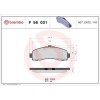 Placute frana Nissan Micra 2 (K11) 01.92-12.07, Fata, BREMBO