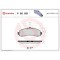 Placute frana Nissan Micra 2 (K11) 01.92-12.07, Fata, BREMBO