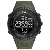 Ceas barbati Smael 1237, Sport, Digital, Rezistent la socuri, Army Green