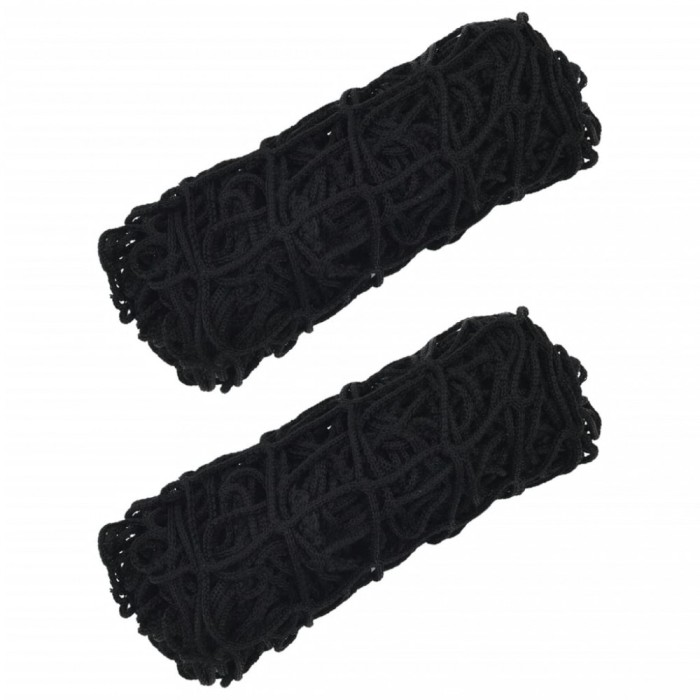 Gossi plase pentru fan, 2 buc, negru, dreptunghiulara, 90x60 m, pp