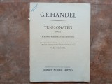 G.F. HANDEL - Triosonaten Op. 5, Nr. 3 și 4 - Edition Peters Leipzig, Nr. 4630b