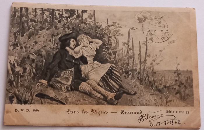 Carte Postala , Franta, Dans les Vignes