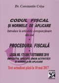 Codul fiscal si normele de aplicare. Procedura fiscala