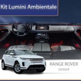 Lumini ambientale Range Rover Evoque 2013-2022 set complet control telefon sau sistem original CarStore Technology
