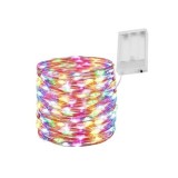 Cumpara ieftin Instalatie luminoasa, multicolor, interior, 3xAA, IP20, 100 LED, 10 m, Isotrade