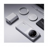 Cumpara ieftin Kit de fotografie Xiaomi 13 Ultra, Alb, carcasa protectie de piele + declansator si buton de zoom + adaptor filtru de 67mm + capac lentila