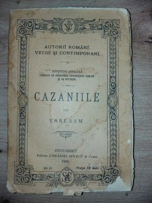 Cazaniile lui Varlaam Editura: Socecu &amp; Comp