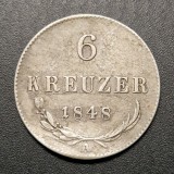 6 Kreuzer 1848 Austria (A-Viena)(are o indoitura)
