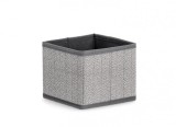 Cutie depozitare textil gri Tidy 14x14x12 cm