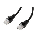 Cablu de internet Ethernet RJ45 Cat 6 Amazon Basics, viteza de transfer 1 Gpbs, 0.9 m, negru - NOU