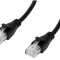 Cablu de internet Ethernet RJ45 Cat 6 Amazon Basics, viteza de transfer 1 Gpbs, 0.9 m, negru - NOU