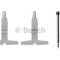 Set accesorii, placute frana OPEL FRONTERA A (5_MWL4) (1992 - 1998) BOSCH 1 987 474 257