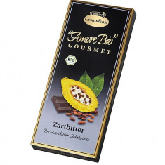 Ciocolata amaruie, 55% cacao, 100g Liebhart's Amore Bio