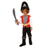 Costum pirat Jack KidMania&reg; pentru baieti 128-140 cm 8-10 ani