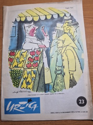 revista umoristica - urzica - 15 decembrie 1970 foto