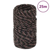 Cumpara ieftin Franghie de barca, negru, 2 mm, 25 m, polipropilena