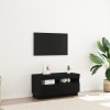VidaXL Cabinet TV Negru 80 x 35 x 40 cm Lemn compozit 862566