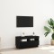 vidaXL Cabinet TV Negru 80 x 35 x 40 cm Lemn compozit 862566