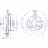 DELPHI BG3909 Disc frana