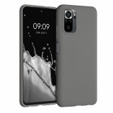 Husa pentru Xiaomi Redmi Note 10 / Redmi Note 10S, Silicon, Gri, 54541.155, kwmobile, Carcasa