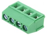 Regletă de conexiuni PCB 4 piste 16A