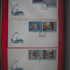 HOPCT PLIC FDC 2812 SET 3 PLICURI PICTURA VENETIA 1972