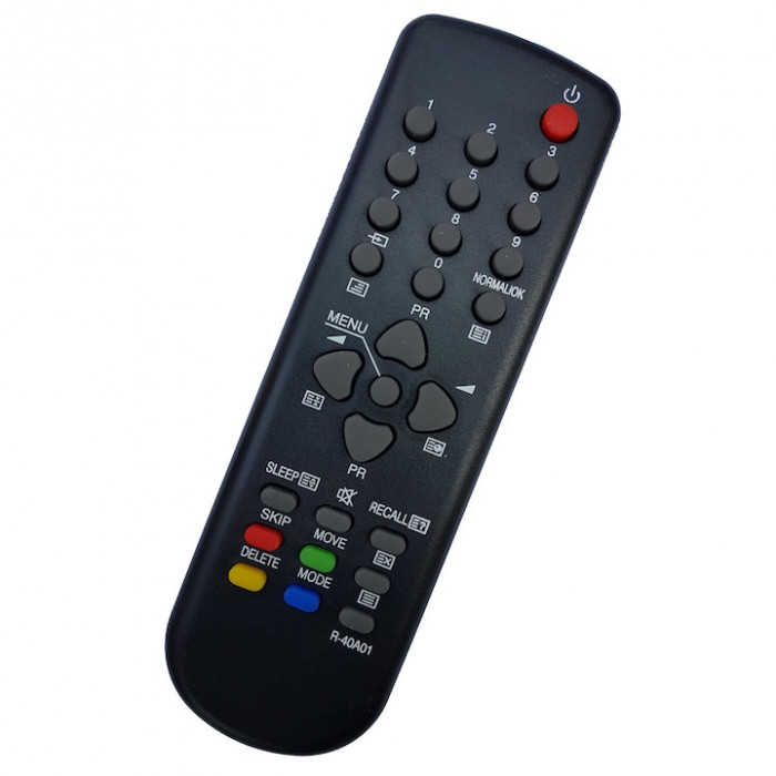 Telecomanda TV Daewoo R-40A01, neagra cu functiile telecomenzii originale