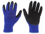 Mănuşi de protecţie LAHTI PRO Dimensiune 8 Roşu-Bleumarin