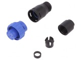 Conector Circular Mufă Mamă 6 PIN Fără Contacte Pe Cablu