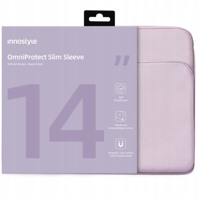 Innostyle Geantă Pentru Laptop 14&amp;amp;quot; Caz Impermeabil Omniprotect Slim Violet foto