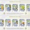 Coasta de Fildes (Cote d&#039;Ivoire} 2005 - 50 ani Europa CEPT, 2 blocuri dantelate,MNH,Mi.Bl.174A- 175A