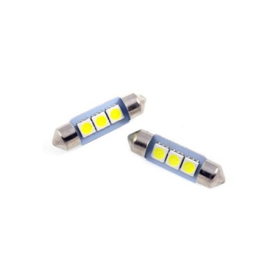 Bec sofit tip siguranta 31mm 3SMD 5050 12V fara functie Canbus 100lumen Lumina alba Cod: HH034 Automotive TrustedCars foto