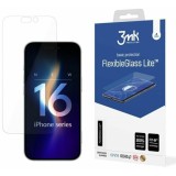 Folie de protectie 3mk FlexibleGlass Lite pentru iPhone 16 Plus