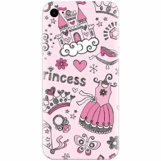Husa silicon pentru Apple Iphone 6 Plus, Princess