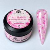 Gel pentru modelarea unghiilor All Season Flower Builder Gel, 15 g 03